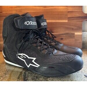 Alpinestars Faster-3 Rideknit Shoes Black Size US 10.5/EU 43.5 - 2510319